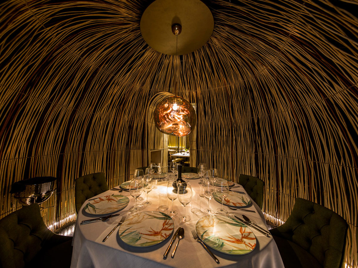 Salón comedor del Restaurante Tampu (ubicado en Madrid Centro)