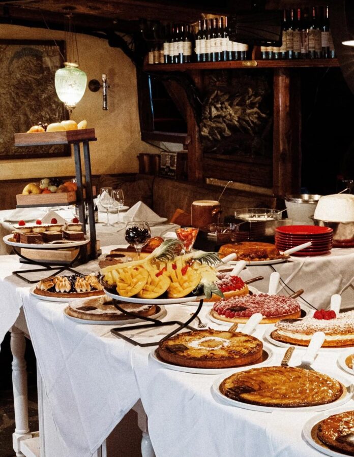 Interior del restaurante Le Cap Horn, en Courchevel 1850.