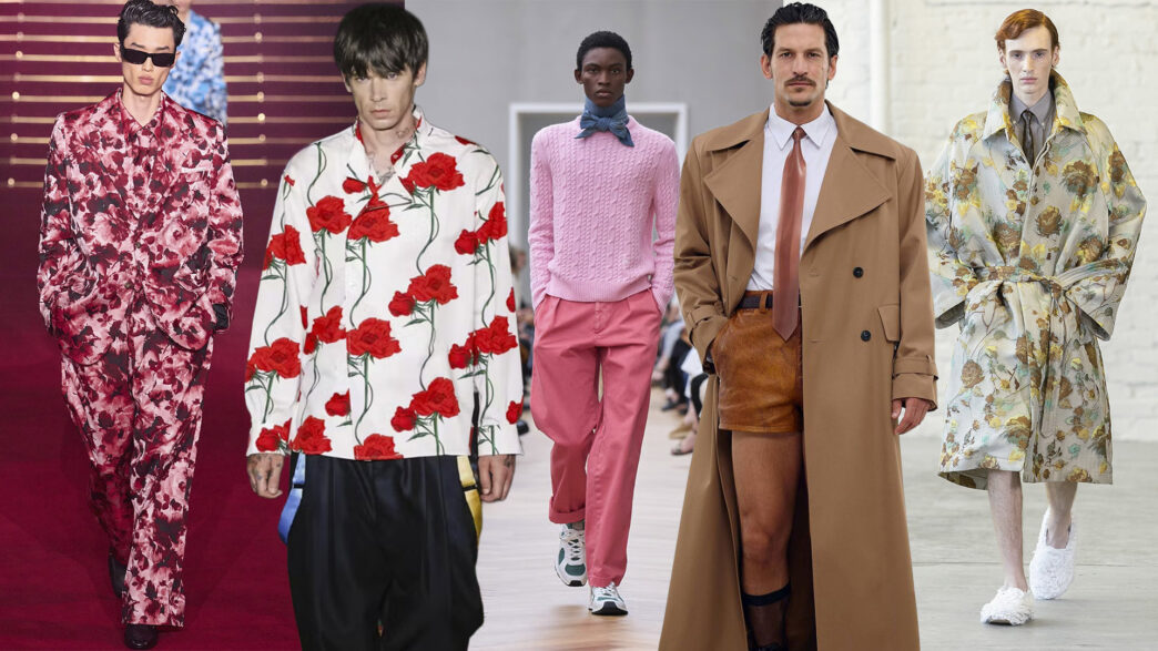 Modelos desfilando con las tendencias de moda para hombre primavera 2026
