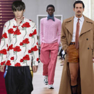 Las 5 tendencias de moda para hombre que vestirás esta primavera 2026 Modelos desfilando con las tendencias de moda para hombre primavera 2026