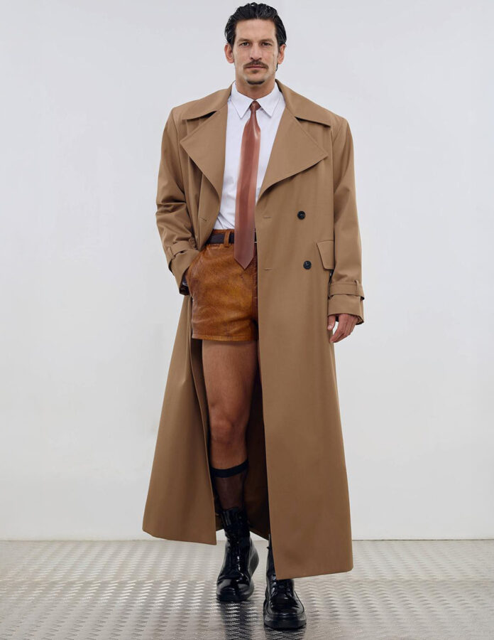 modelo desfilando temporada primavera 2026 para la marca LGN