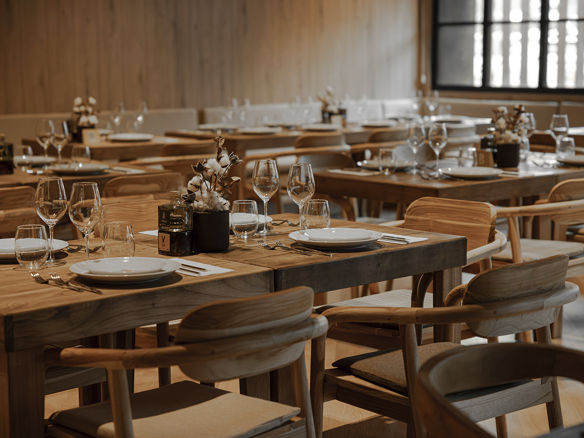 comedor del restaurante Beso Baqueira