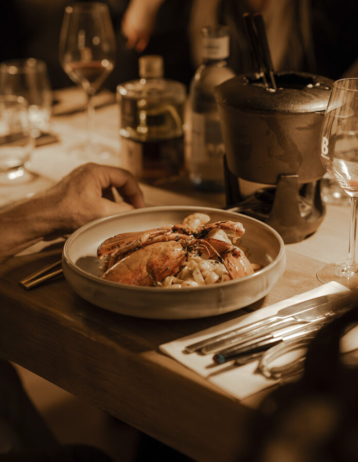 Plato de la carta del restaurante Beso Baqueira