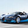 Bugatti Veyron azul y negro