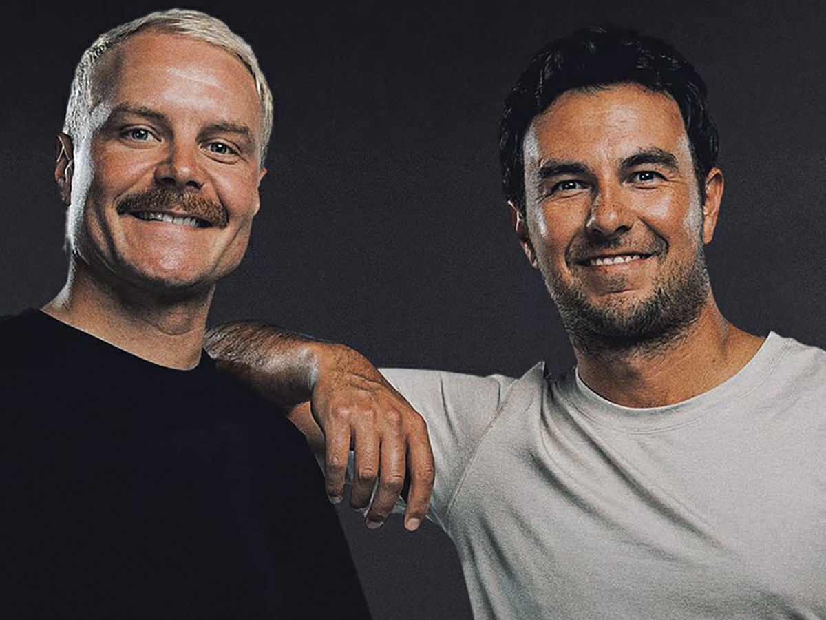 Los dos pilotos del equipo Cadillac: Valtteri Bottas y Checo Pérez