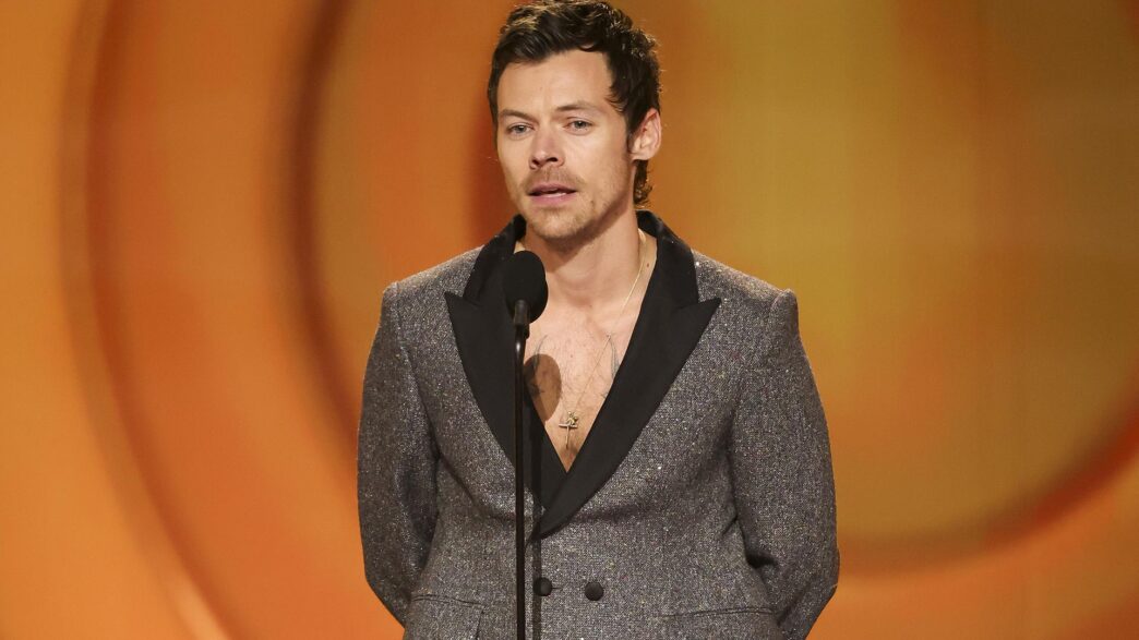 Harry Style durante su intervención en los Latin Grammy 2026