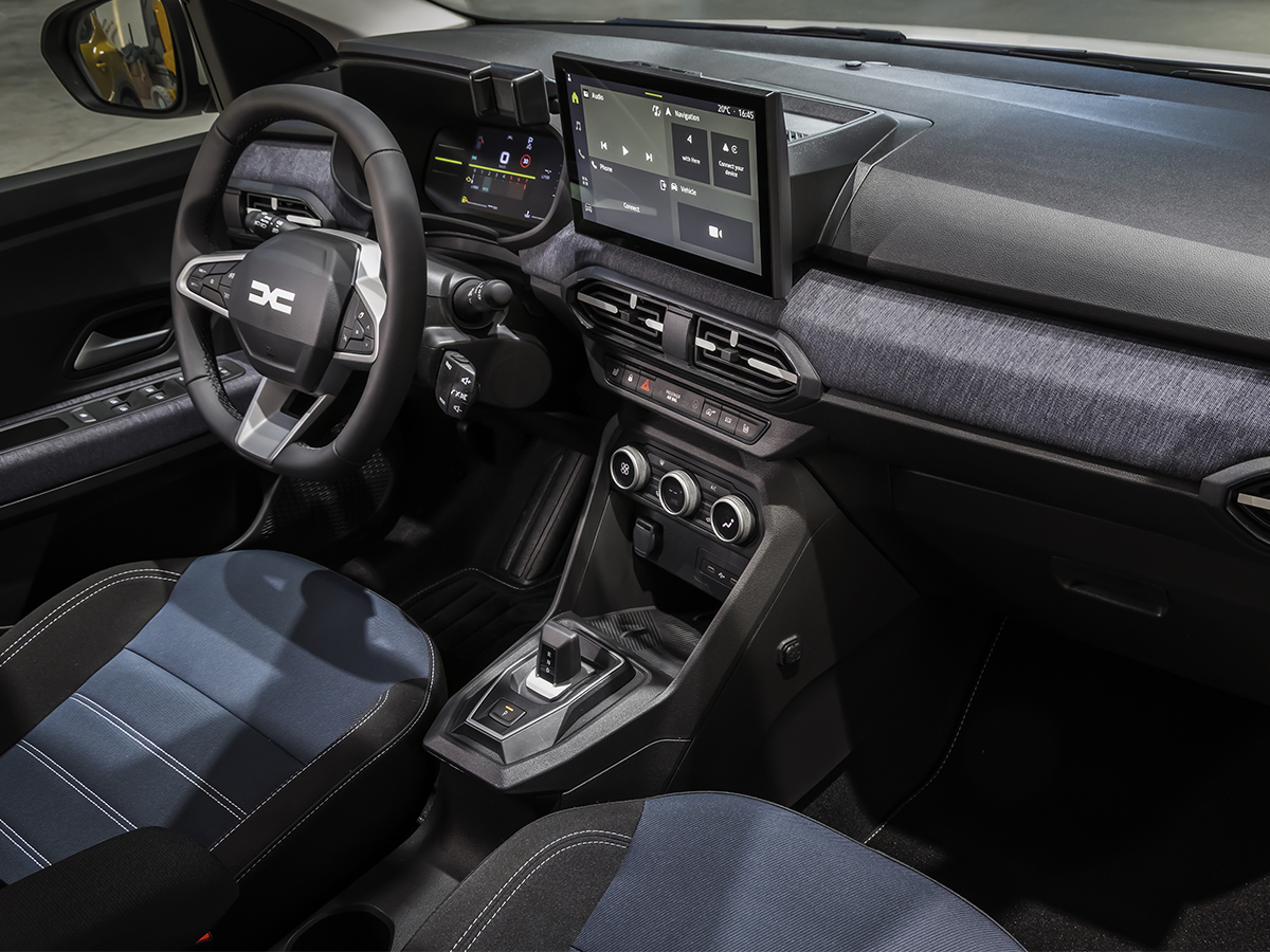 Interior del Dacia Sandero 2026, asiento conductor