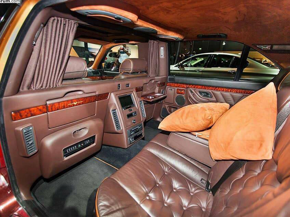 Interior del BMW Serie 7 de Karl Lagerfeld