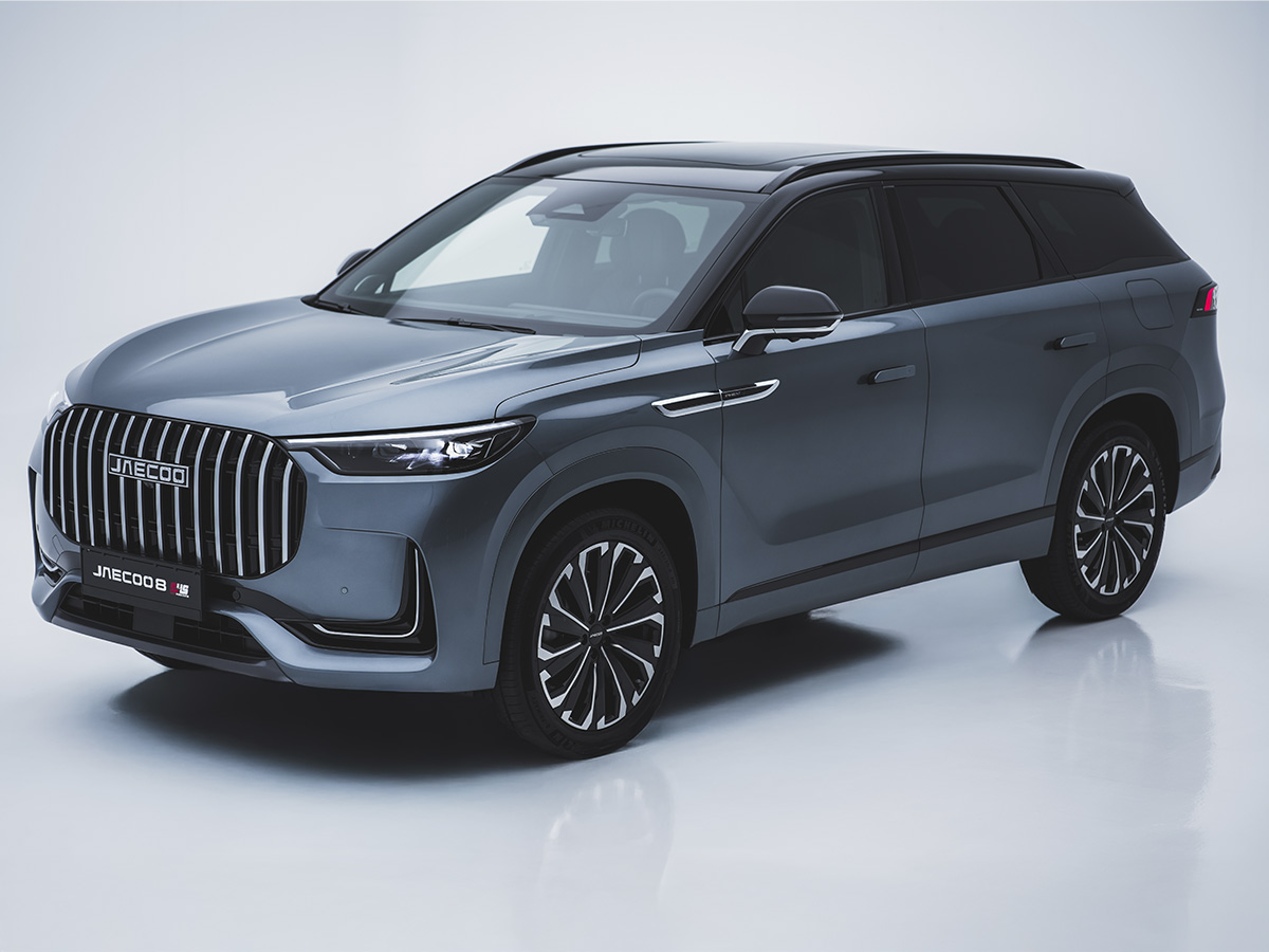 Vista general del JAECOO 8 SHS 2026 híbrido enchufable
