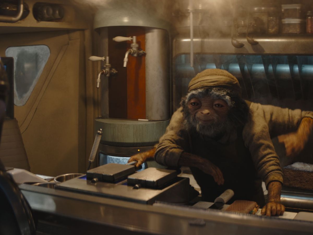 Un nuevo personaje de Star Wars con cuatro brazos al que pone voz Martin Scorsese en una escena del tráiler de The Mandalorian and Grogu.