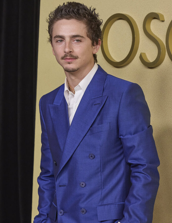 Timothee Chalamet look almuerzo nominados Oscar 2026