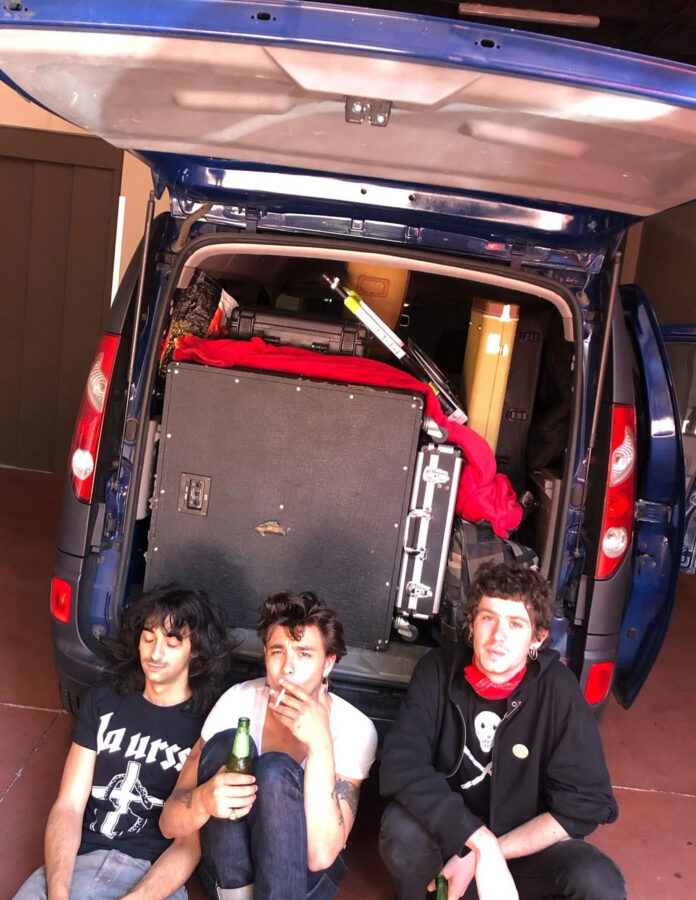 Mitch Martín con su grupo de música