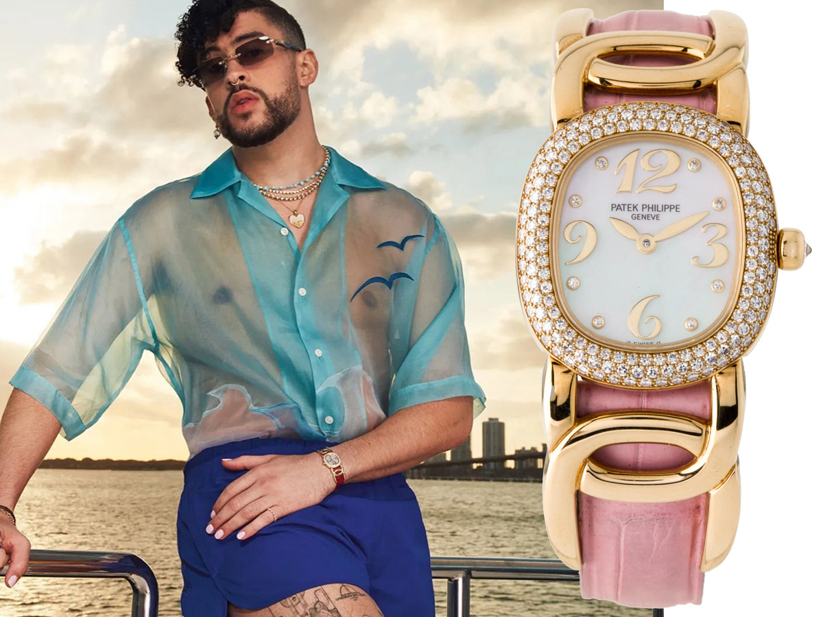 Bad Bunny con reloj Cartier reportaje revista GQ