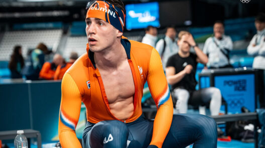 El atleta olímpico Jenning de Boo en los Juegos Olímpicos de Invierno 2026 Milán-Cortina.