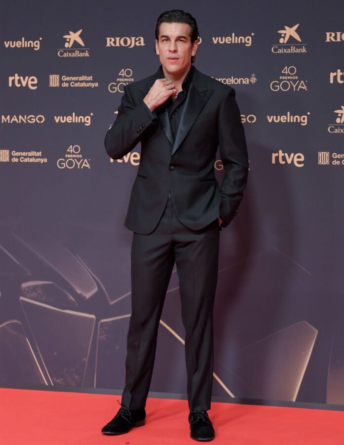 Mario Casas en la alfombra roja de los premios Goya 2026