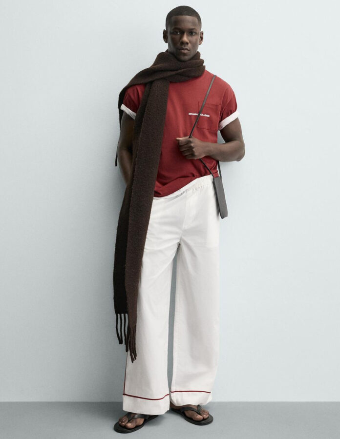 look pijamero para hombre de Zara colección San Valentín 2026