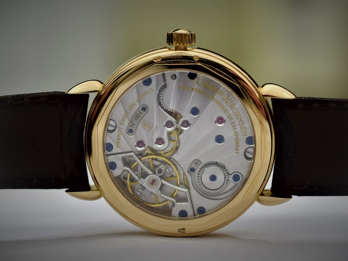 Calibre del reloj Urban Jürgensen.