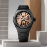 Reloj Zenith DEFY Skyline Skeleton en cerámica negra con esfera esqueletizada dorada y brazalete integrado
