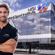 Así es el centro de Madrid donde se preparó António Félix da Costa para ganar la Fórmula E en el Jarama Antonio Felix Da Costa, piloto Fórmula E Jaguar, en centro Jaguar TCS Racing x MSI Madrid
