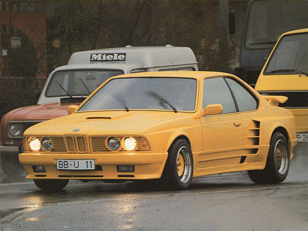 BMW Serie 6 amarillo que perteneció a la familia Hussein