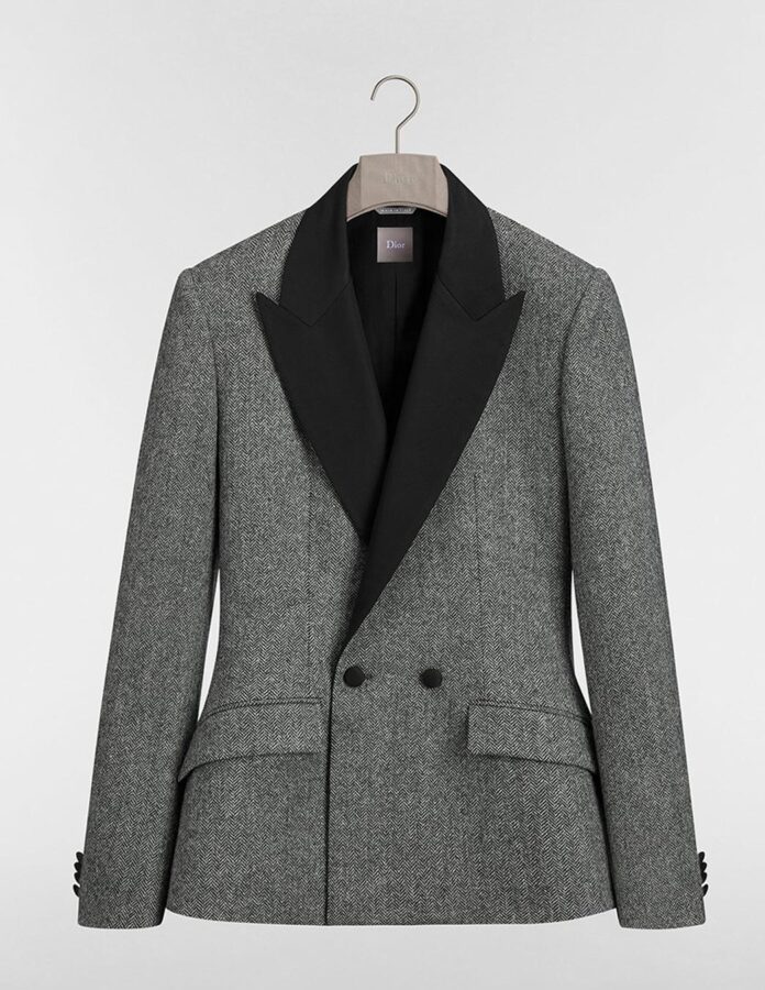 Chaqueta Bar Dior gris lana virgen verano 2026