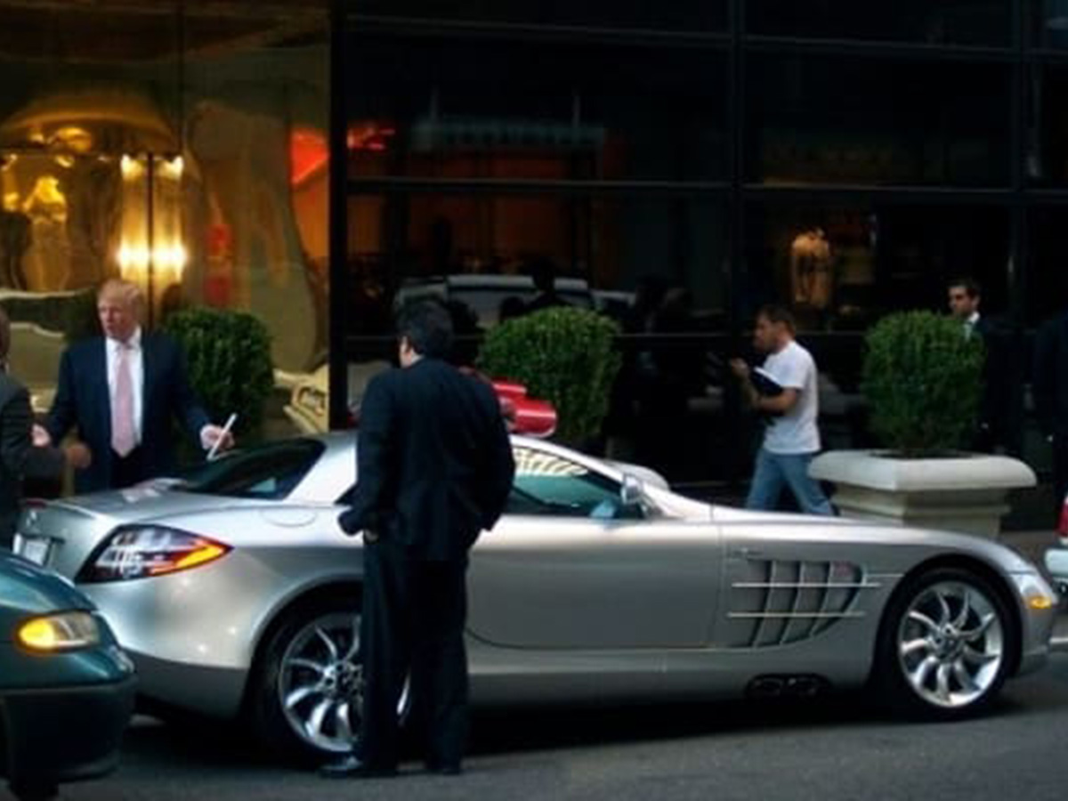 Mercedes-Benz SLR McLaren combina motor V8 de Donald Trump