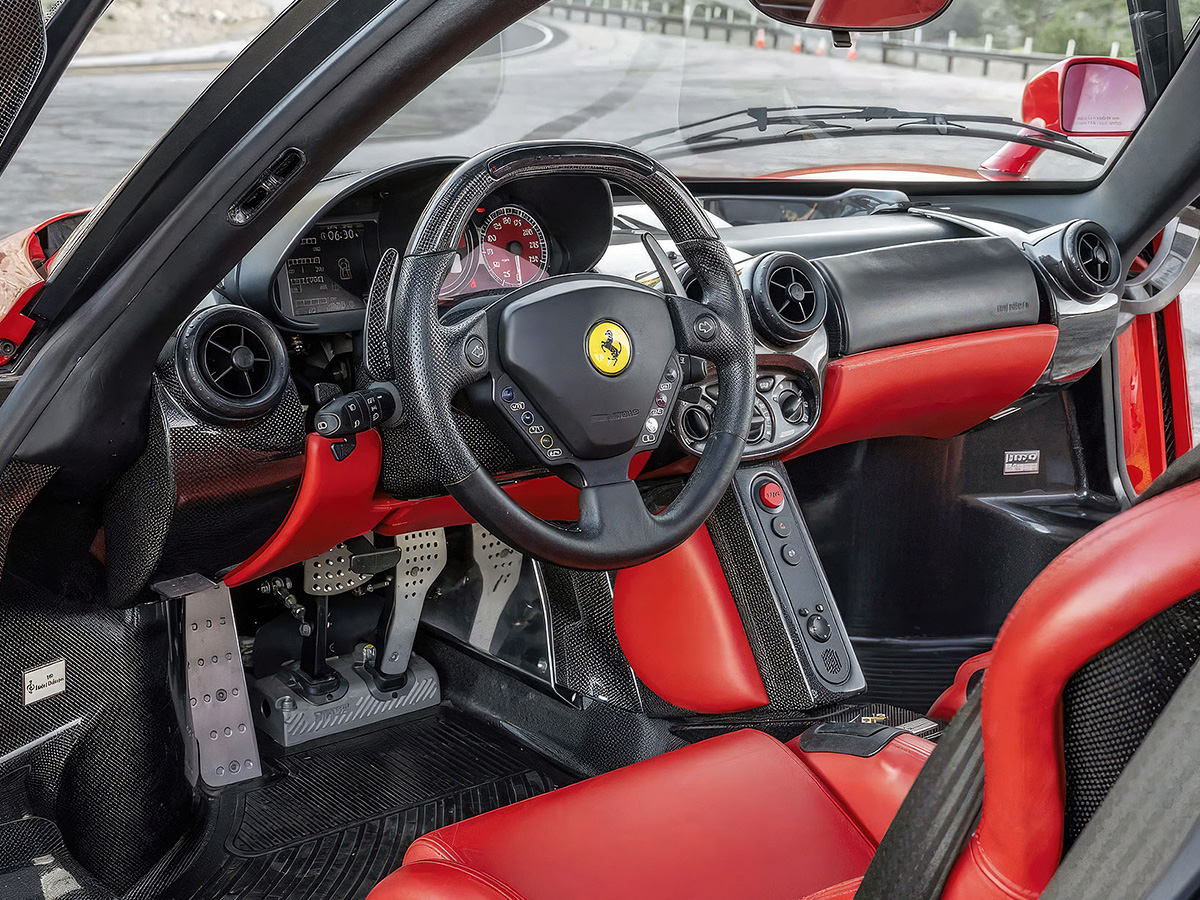 El interior del Ferrari Enzo