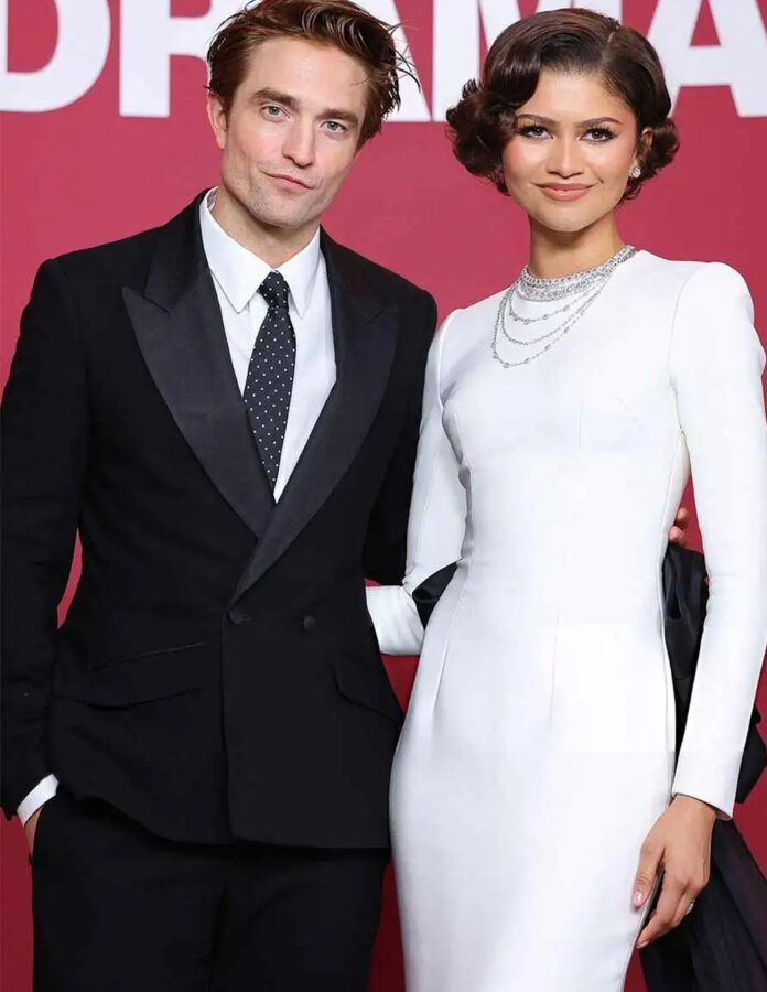 Robert Pattinson y Zendaya ayer en Paris Premier de The Drama