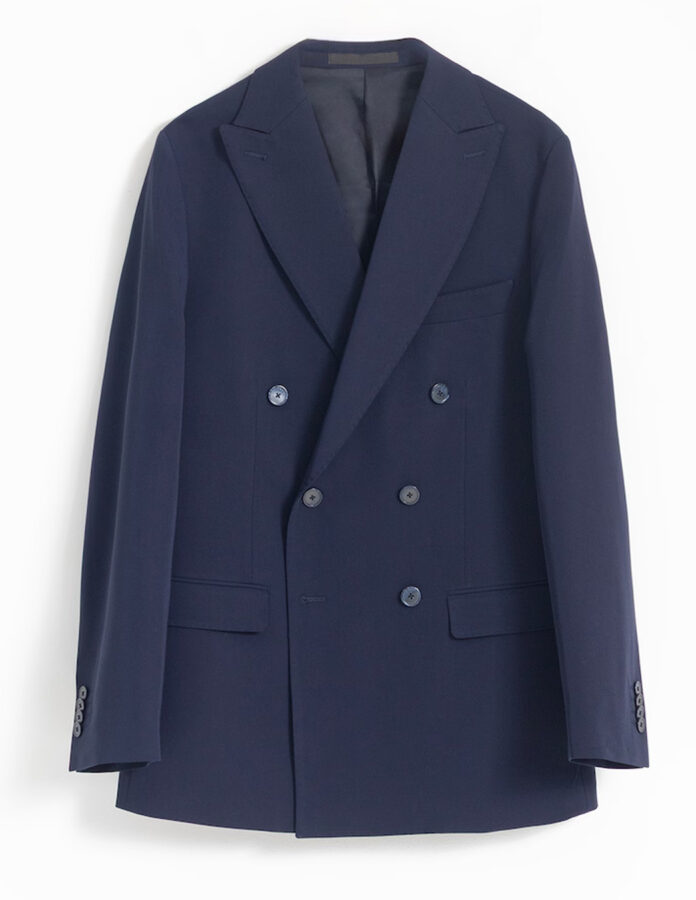 Blazer cruzada azul marino para hombre marca PuroEgo