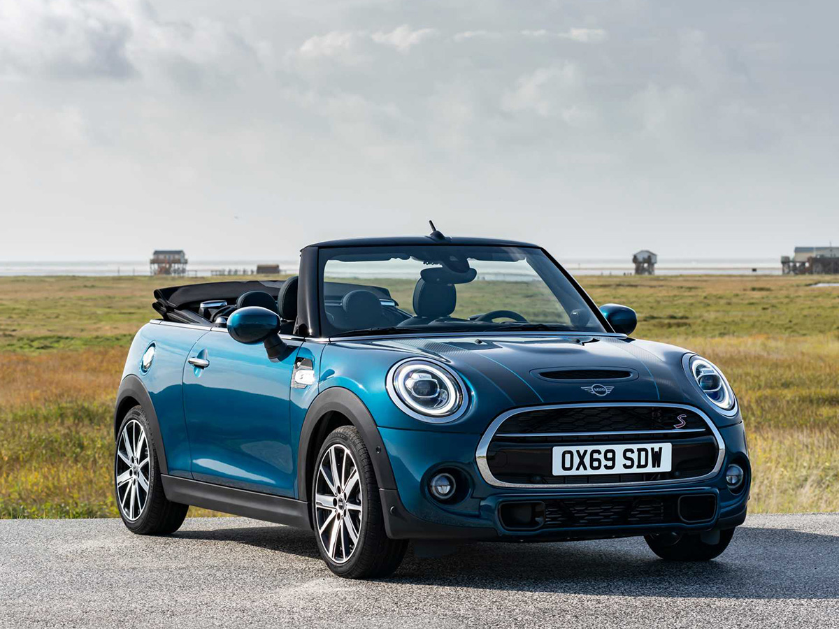 MINI Cooper S descapotable azul