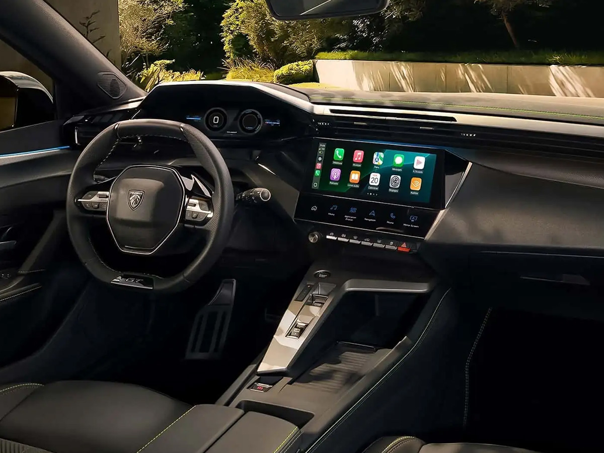 Interior del Peugeot 308