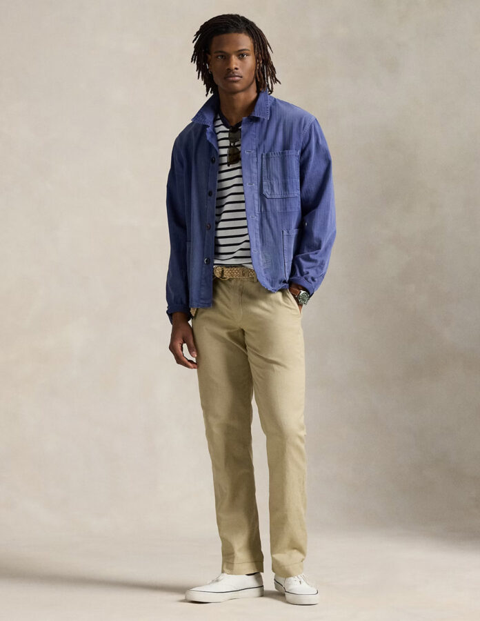 Cómo combinar el color beige en la ropa de hombre Combinar beige y azul