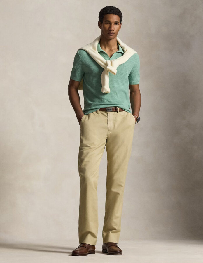 Cómo combinar el color beige en la ropa de hombre, Combinar beige y verde