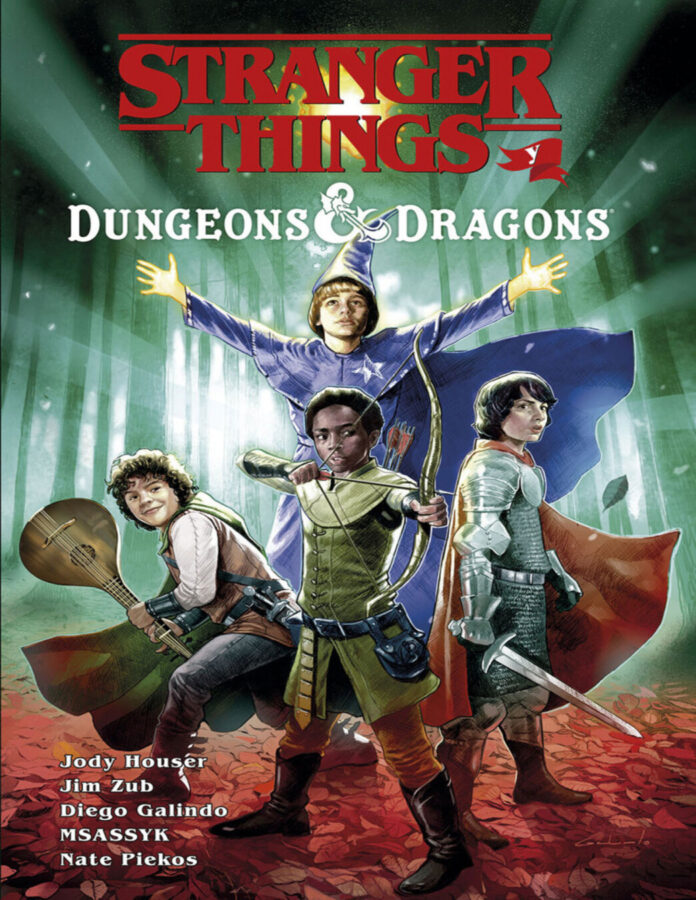 Cómic Stranger Things y Dungeons & Dragons