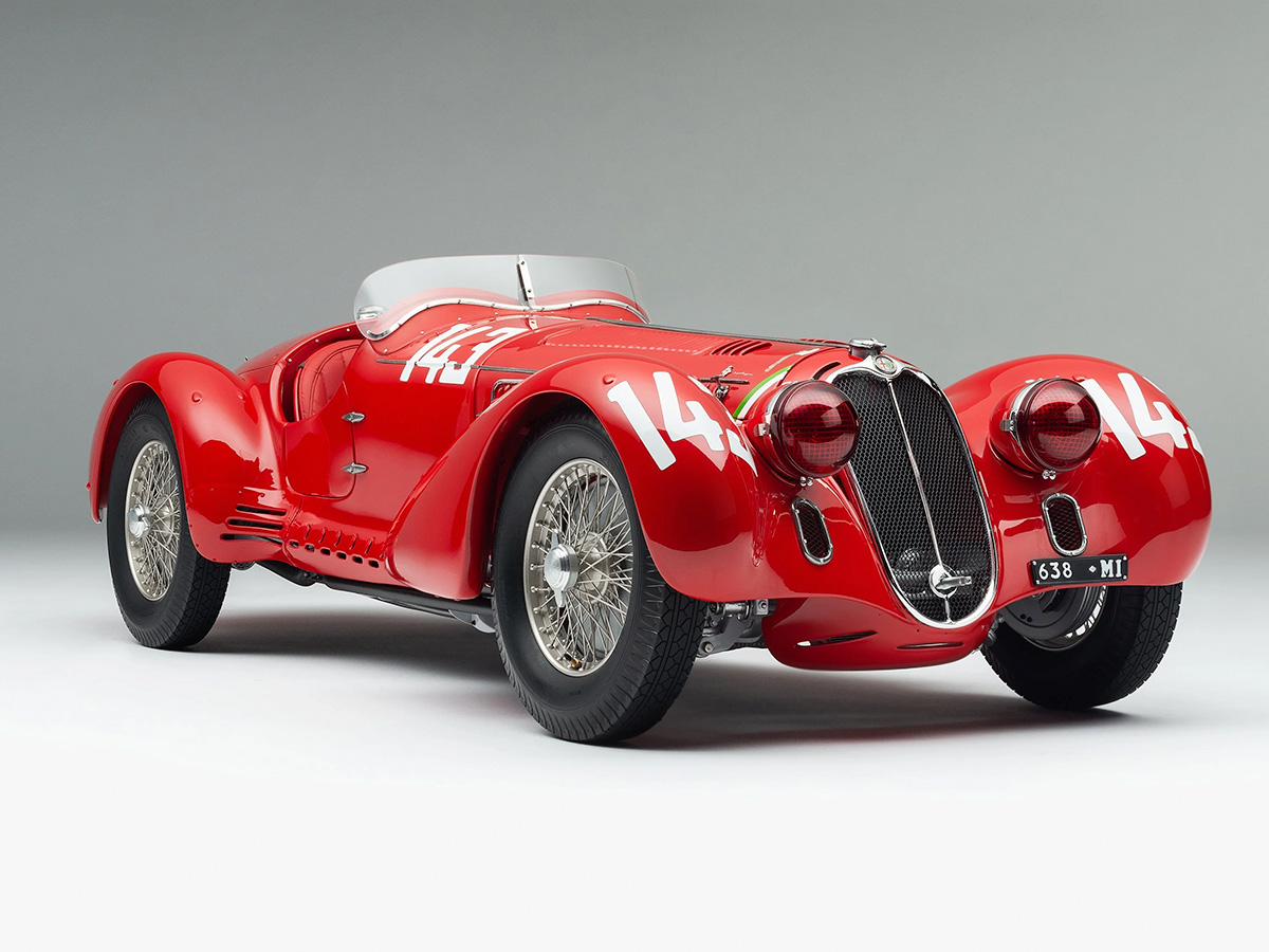 Alfa Romeo 8C 2900 Mille Miglia (1938) rojo