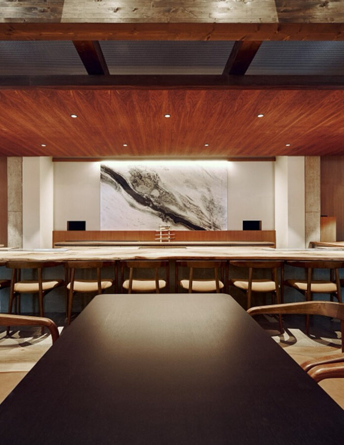 Kappo restaurante con barra de sushi en Madrid