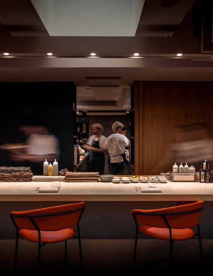 Kabuki restaurante con barra de sushi en Madrid