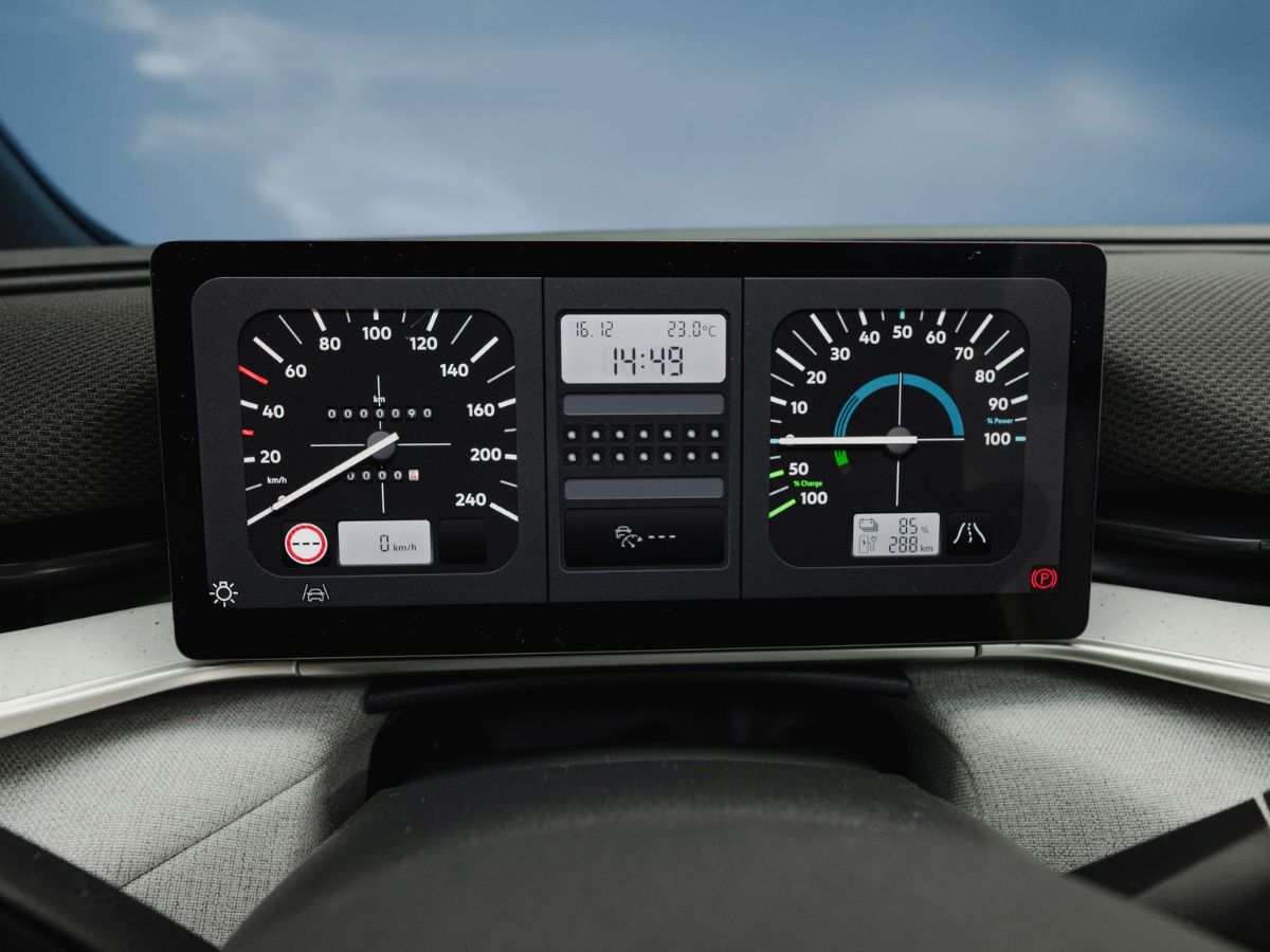 Cuadro digital Volkswagen ID Polo azul 2026