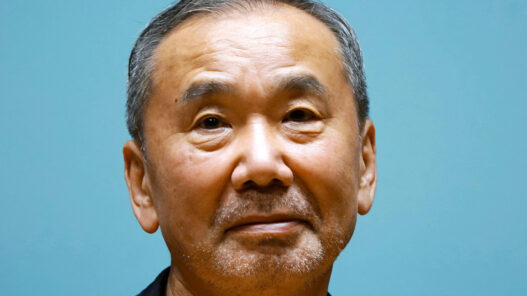 retrato del escritor japonés Haruki Murakami