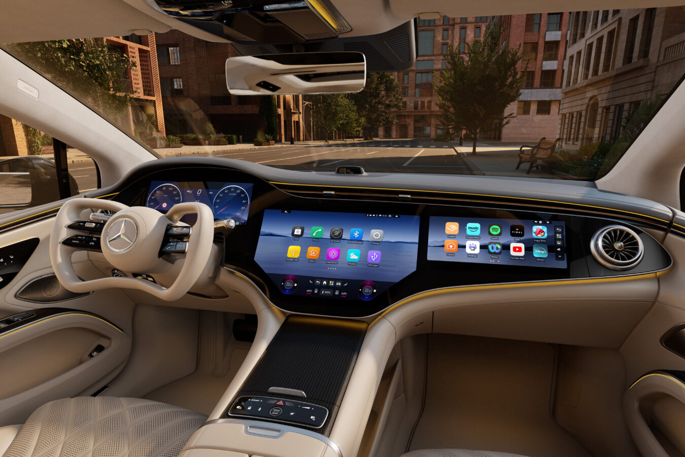 Interior Mercedes EQS 2026