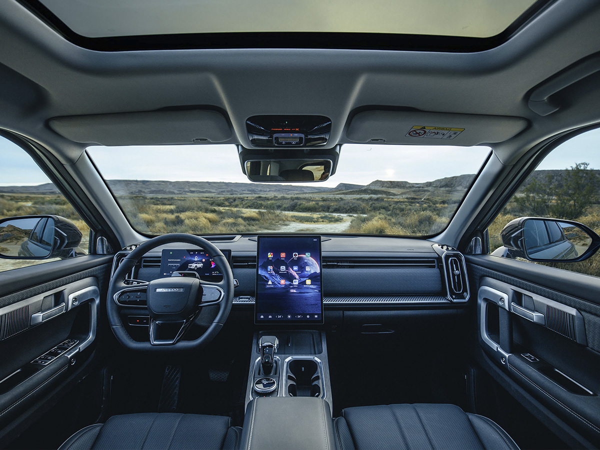 Interior del Jaecoo 7 SHS