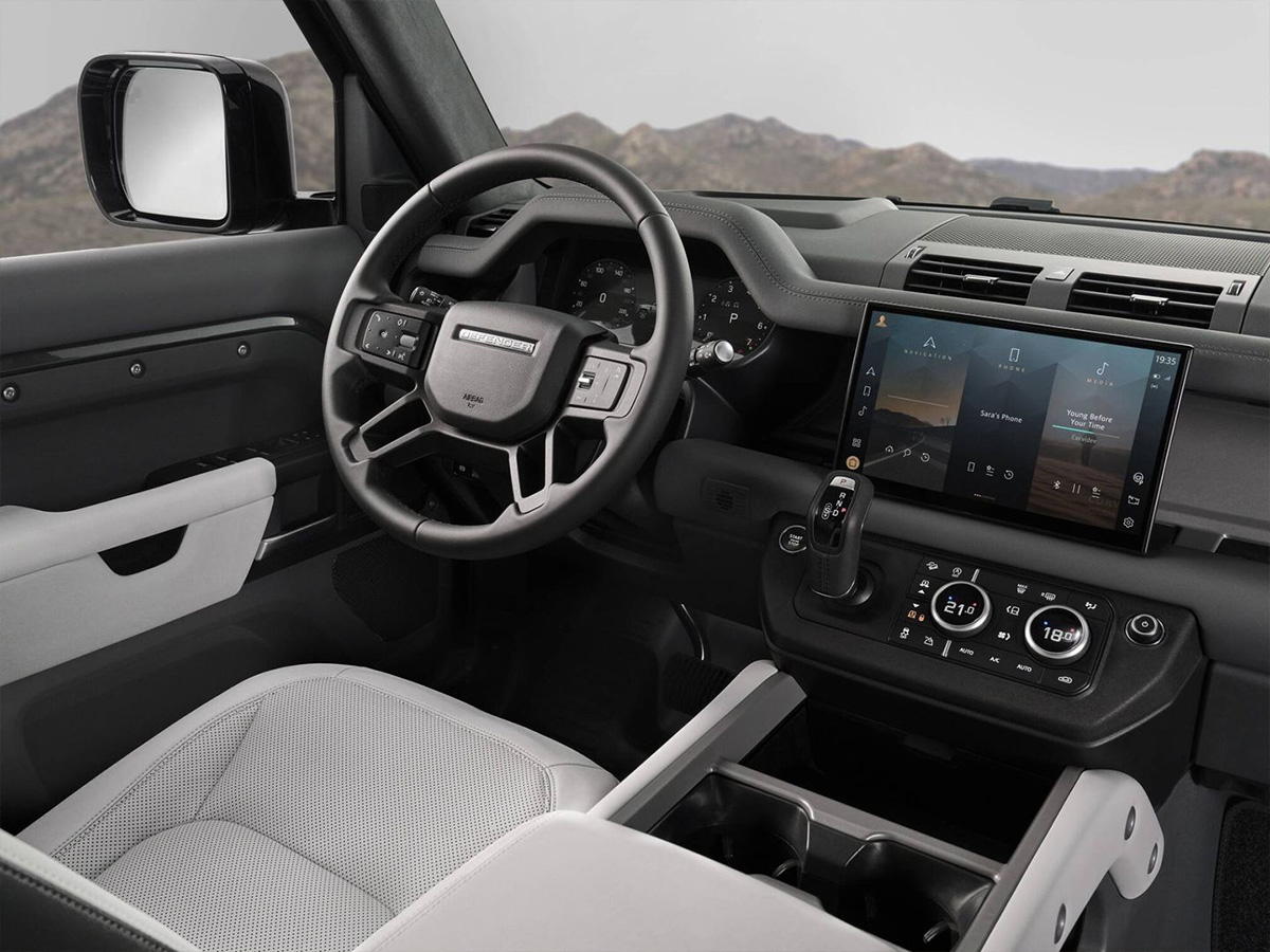 Land Rover Defender interior