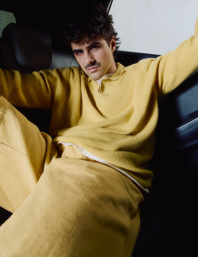 Martin Urrutia Shooting Rísbel Magazine promo la Insolación