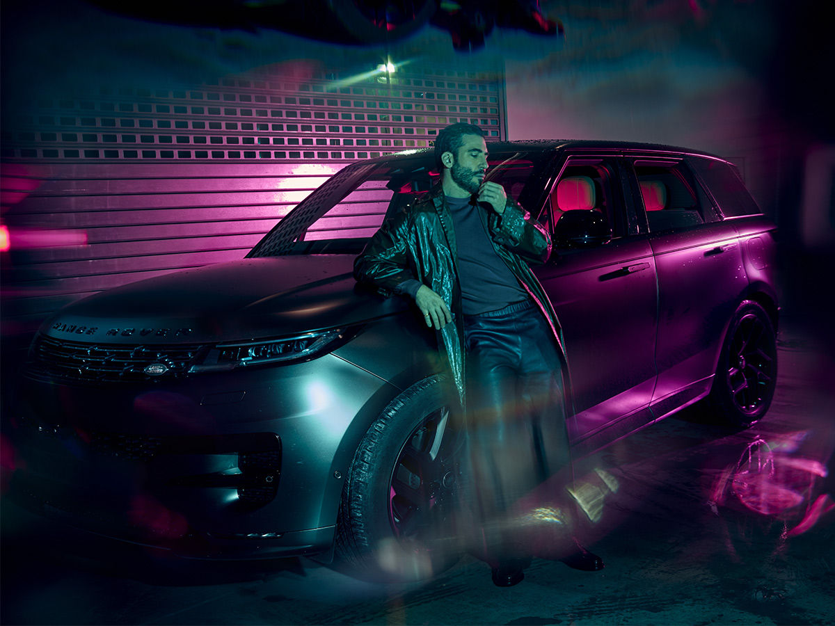 Miguel Angel Silvestre sesión de fotos con Range Rover para Rísbel Magazine