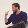 El actor Miguel Ángel Silvestre durante su entrevista con Mateo Carrasco para Rísbel Magazine