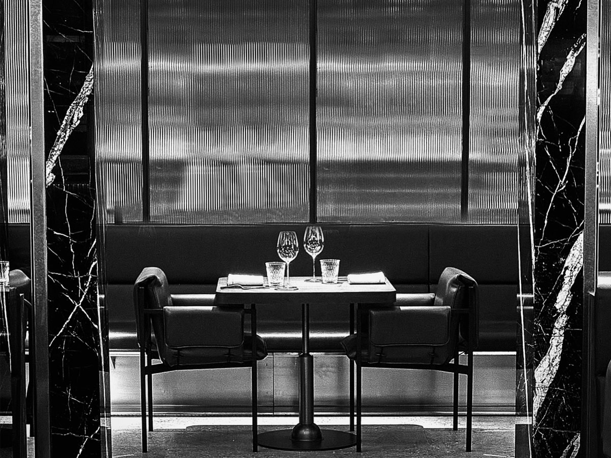 mesa del restaurante Ravioxo en Madrid