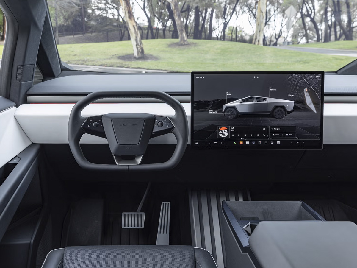 Tesla Cybertruck interior