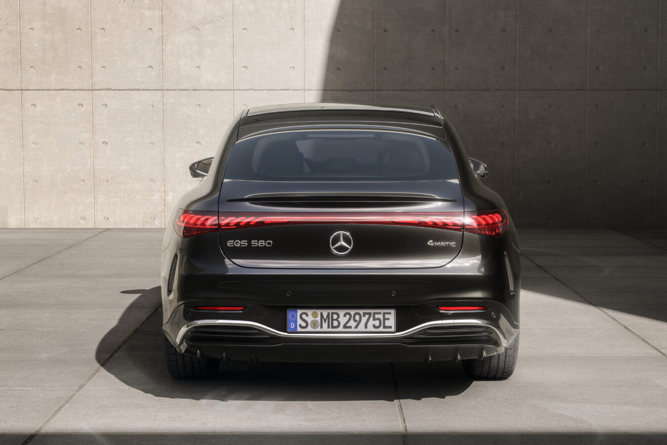 Trasera Mercedes EQS 2026