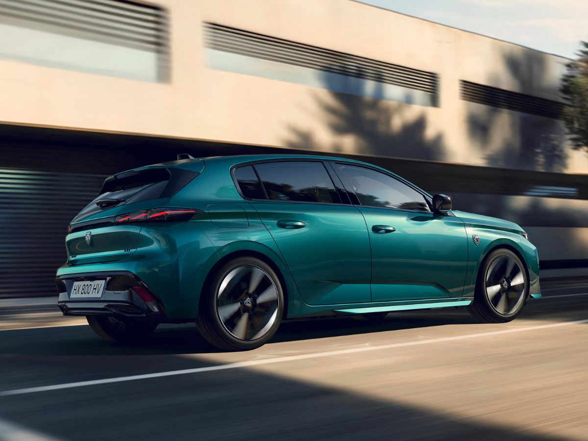 Trasera del nuevo Peugeot 308 2026