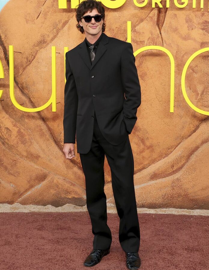 Jacob Elordi en el estreno en Los Ángeles de la tercera temporada de "Euphoria".